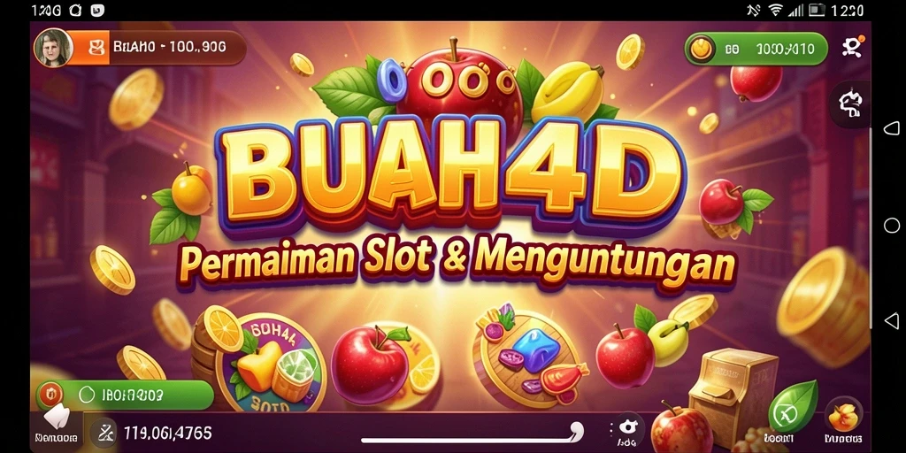 Tampilan menarik dari gameplay Slot BUAH4D yang memukau.