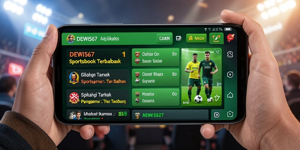 Tampilan gameplay Sportsbook DEWI567 dengan taruhan langsung yang mendebarkan.
