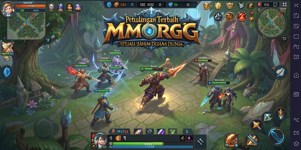 Screenshot gameplay F32 yang menampilkan aksi seru dalam dunia MMORPG.