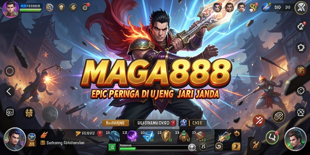 Tampilan aksi pertarungan seru di MAGA888.