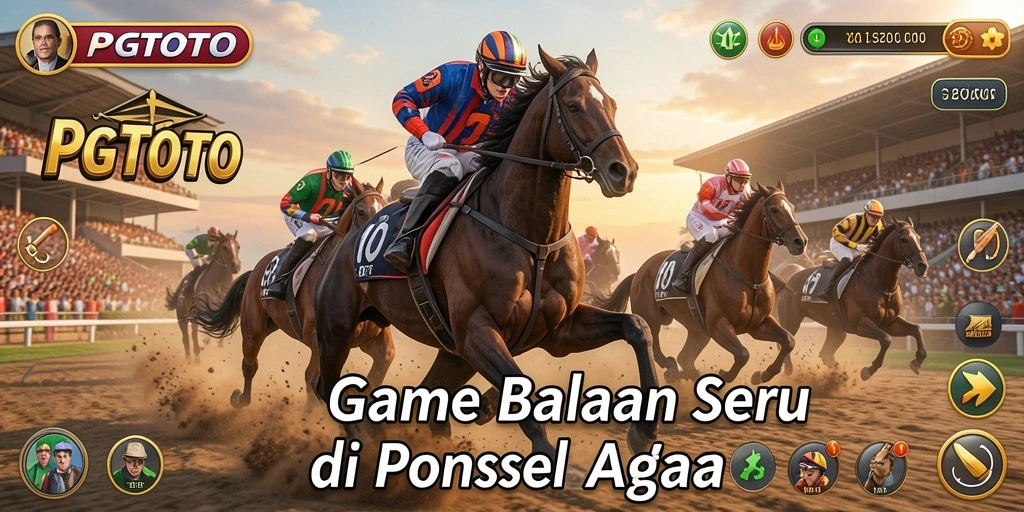 Tangkapan layar utama PGTOTO menampilkan aksi balapan yang mendebarkan.